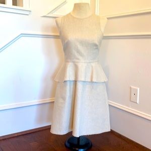 Linen Cream Banana Republic Dress